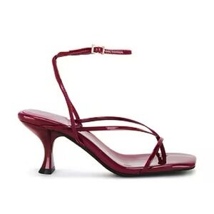 Jeffrey Campbell Fluxx Sandal in Cherry Red Patent